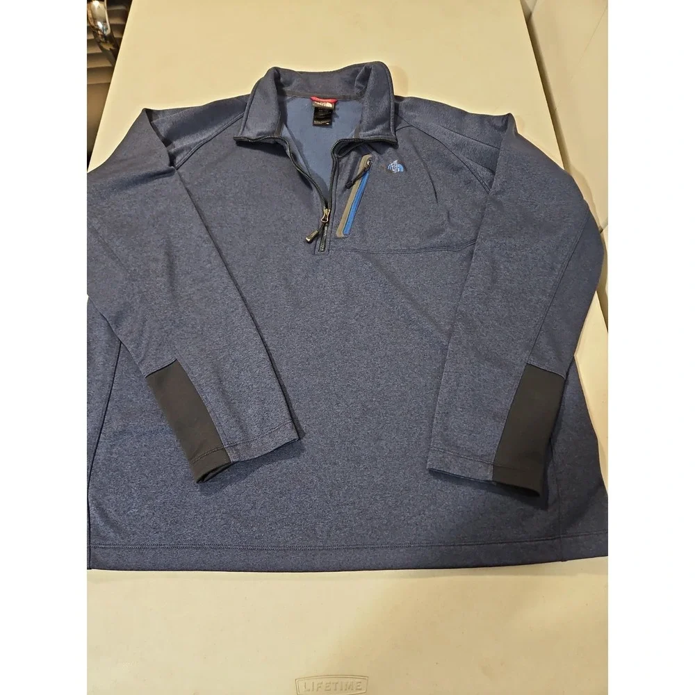 The North Face‎ Canyonlands 1/2 Zip Half Zip Pullover Jacket Men's XXL Blue(1650